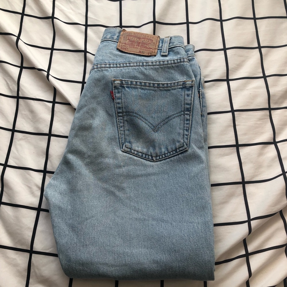 Levis 501 Distressed Jeans